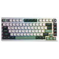 Bàn Phím Cơ Không Dây Vỏ Nhôm Leobog Hi75C PRO Xanh Lá Đậm + Trắng + Xanh Lá - Ice Vein Switch (3 mode, Gasket Mount, Hotswap)