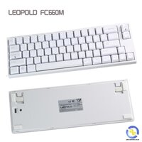 Bàn phím cơ Leopold FC660m White Red Switch
