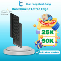 Bàn Phím Cơ Lofree Edge Ultra Low-Profile Carbon/ Kaih Full POM Switch 2.0/ Bluetooth 5.3
