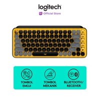Bàn phím cơ Logitech POP KEYS Wireless - hàng chính hãng -  Blast Black  Yellow