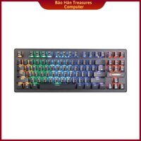 Bàn Phím Cơ Máy Tính Có Dây - Newmen GE87R TKL  RGB  ABS Keycap - Hàng Chính Hãng - Red switch