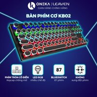 Bàn phím cơ máy tính ONEKA KB02 LED 9 chế độ khác nhau chơi game cực bền
