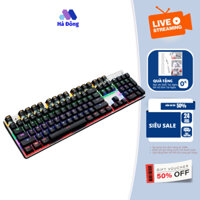 Bàn Phím Cơ Metoo Zero Fullsize 104, Bàn Phím Gaming Zero BLACK Switch 20 Chế Độ LED Màu Cực Đẹp Bảo Hành 12 Tháng......