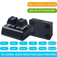 Bàn Phím Cơ Mini 2 Nút KeyZinger Có Hotswap Tùy Chỉnh Theo Nhu Cầu Dùng Trong Văn Phòng, Chơi Game