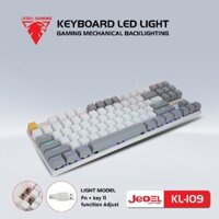 Bàn Phím Cơ Mini Jedel KL-109 (Trắng Xám)
