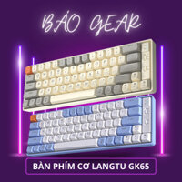 Bàn Phím Cơ Mini Không Dây HOTSWAP LANGTU GK65 GoldenSwitch - Hỗ trợ 3 chế độ kết nối - Pin Dùng 7 ngày- BH 12 tháng