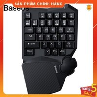 Bàn Phím Cơ Một Tay Baseus GAMO Hình Gợn Sóng Có Đèn Mát Chuyên Chơi Game