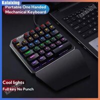 Bàn phím cơ một tay cho máy tính xách tay Máy tính để bàn Android iOS PUBG Trò chơi di động Bàn phím tiện dụng 35 phím