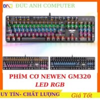 Bàn phím cơ Newmen GM320 Led RGB Blue Switch, Chính Hãn 100%, Bảo Hành 12 Tháng