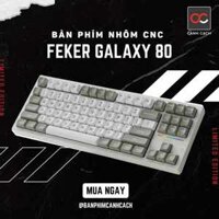 Bàn Phím Cơ Nhôm CNC Galaxy 80 Không Dây