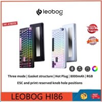 Bàn phím cơ nhôm LEOBOG Hi86 75% được trang bị không dây tùy chỉnh lần thứ ba cáp Bluetooth