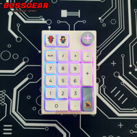 Bàn Phím Cơ Numpad Không Dây Darmoshark K3 Pro, LED RGB, Hotswap 5 Chân, 3 Modes.