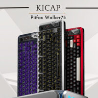 Bàn phím cơ Piifox Walker75 - Khung nhôm, LED RGB, màn hình LCD, Joystick, Hotswap 5 pin, Gasket Mount, Keycap PBT, 75%