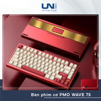Bàn phím cơ PMO WAVE75 (RD75) QMK Aluminum Mechanical Keyboard – Layout 75%, Case nhôm, 3 mode – UNI OFFICIAL STORE