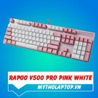 Bàn Phím Cơ Rapoo V500 Pro Pink White
