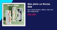 Bàn phím cơ Riccks RS8 (Bsun Taichi Switch - White - Mới, Full box, Nhập khẩu)