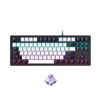 Bàn phím cơ TKL DareU EK87 V2 White Black PBT Multi Led (Dareu Sw)