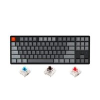 Bàn phím cơ TKL không dây Keychron K8 Aluminum Led RGB Gateron Switch Red / Blue / Brown