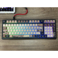 Bàn phím cơ ximeng x98 pro 3 chế độ kết nối Led Rgb Hotswap đã mod Bảo hành 12 tháng Tungcustom
