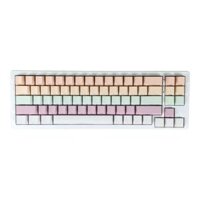 Bàn phím cơ Xinmeng M71 RGB White Pink | Wireless, case nhôm, triple mode, hot swap, RGB, Wumei sub axis Switch (QW03)