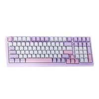 Bàn phím cơ Xinmeng X98 Pro RGB | Wireless, Pink Purp, Triple Mode, Hot swap, RGB, TTC Steel Superman Axis Switch