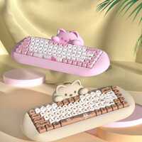 Bàn Phím Cơ YunZii C68 Cat Silicone Không Dây (3mode / Hotswap / LED RGB)