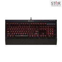 Bàn Phím Corsair K68 Red Led – MX Red (Đen)