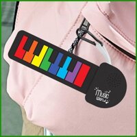 Bàn phím đàn Piano có thể gập lại bằng điện Tay cuộn Piano Móc khóa nhạc cụ cho trường du lịch Ngoài trời profatvn