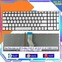 Bàn Phím dành cho HP Pavilion 15AB 15-AB 15AU 15-AU OMEN 15AX 15-AX Envy M6P CÓ ĐÈN - Hàng Nhập Khẩu - TỐT - BẠC - CÓ ĐÈN