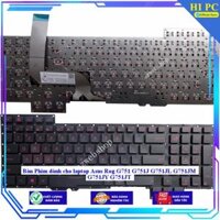 Bàn Phím dành cho laptop Asus Rog G751 G751J G751JL G751JM G751JY G751JT - Hàng Nhập Khẩu