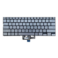 Bàn phím dành cho Laptop ASUS ZENBOOK 14 UX433 UX433F UX433FA UX433FN Màu trắng bạc