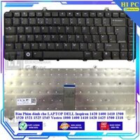 Bàn Phím dành cho LAPTOP DELL Inspiron 1420 1400 1410 1500 1520 1521 1525 1545 Vostro 1000 1400 1410 1420 1425 1500 1318 - Hàng Nhập Khẩu - ĐEN