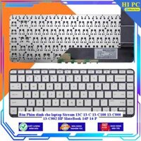 Bàn Phím dành cho laptop Stream 13C 13-C 13-C100 13-C000 13-C002 HP SlateBook 14P 14-P - Hàng Nhập Khẩu - MÀU TRẮNG