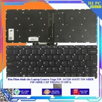 Bàn Phím dành cho Laptop Lenovo Yoga 510 -14 510-14AST 510-14IKB 510-14ISK CÁP THẲNG Ở GIỮA - Hàng Nhập Khẩu - TỐT - CÓ ĐÈN