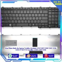 Bàn Phím dành cho laptop Toshiba Qosimio G50 X205 X300 X305 X500 X505 F750 F755 Satellite A500 A505 S500 - Hàng Nhập Khẩu  - MÀU ĐEN