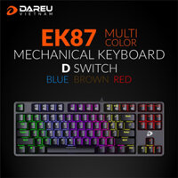 Bàn Phím DAREU EK87 Black TKL (Phím cơ, 87 key, Brown Switch)