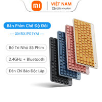 Bàn phím di động Xiaomi Youpin, Chế độ kép Bluetooth 2.4GHz +, Bố cục nhỏ gọn 85 phím, Đèn báo độc lập, dành cho văn phòng