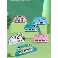 Bàn phím điện tử trẻ em, đàn piano nhỏ hoạt hình, nhạc cụ cho trẻ em gái, nhạc cụ Meow Meow, đồ chơi âm nhạc khủng long nổi tiếng trên internet