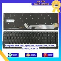 Bàn phím dùng cho Laptop Dell Inspiron 7566 N7566 N7567C N7567D  - Hàng Nhập Khẩu New Seal