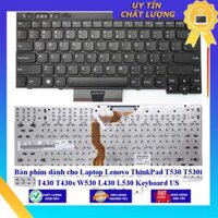 Bàn phím dùng cho Laptop Lenovo ThinkPad T530 T530i T430 T430s W530 L430 L530 Keyboard US - Hàng Nhập Khẩu New Seal