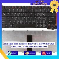 Bàn phím dùng cho laptop Lenovo F41 G230 G410 G430 G450 G455 G530 N100 Y410 Y430 Y510  - Hàng Nhập Khẩu New Seal