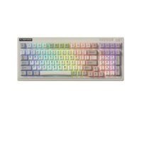 Bàn phím FL-Esports không dây OG98 White Grey (3 Mode, RGB, Hotswap)