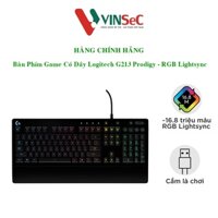 Bàn phím game có dây Logitech G213 Prodigy RGB Lightsync - Hàng chính hãng