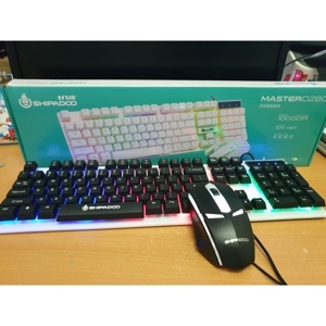 Bàn phím game thủ giả cơ và chuột Shipadoo D280