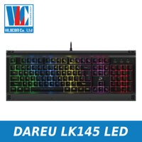 Bàn phím Gaming DareU LK145 USB - Led Rainbow 7 màu , 5 chế độ - Hàng Chính Hãng