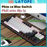 Bàn phím Gaming Latope bàn phím cơ có dây chuyên game văn phòng Full Led K550 RGB