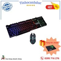 Bàn Phím Giả Cơ Chuyên Game R8 1822 Kèm Chuột Máy Tính R8 1602