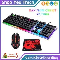 Bàn Phím Giả Cơ G21 Chuyên Game LED 7 Màu Thiết Kế Hiện Đại Phù Hợp Cho Máy Tính Để Bàn, Laptop