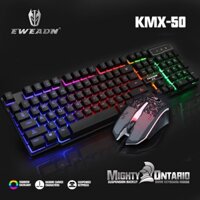 Bàn phím giả cơ kèm chuột KMX50 Gaming mouse PF170  Msp13