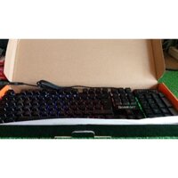 Bàn phím giả cơ led bảy màu đẹp chính hãng bosston 803 hình shop tự chụp